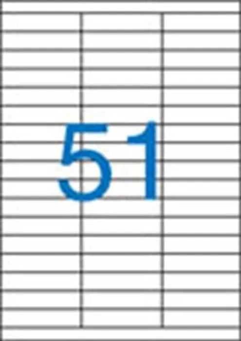 Termék főképe Etiketa, ILC, 70x16,9 mm, třířadé, 5100 ks/bal., VICTORIA