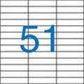 Következő termékkép Címke, ILC, 70x16,9 mm, háromsoros, 5100 db/csomag, VICTORIA