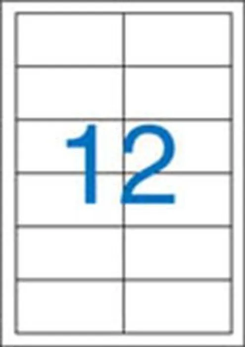 Termék főképe Etiketa, ILC, 97x42,4 mm, dvouřadé, 1200 ks/bal., VICTORIA