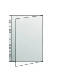 Europack A3 "U" szélességű PP euro zsanér, OE 80mic. [50 db]