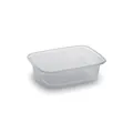 Doboz (PP) szögletes átlátszó 108 x 81 mm 150ml [100 db]