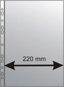 Europack A4 U MAXI PP euroseal. búzadara, 100 mikron. 235x305 mm [50 db]