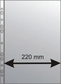 Europack A4 U MAXI PP euroseal. búzadara, 150 mikron. 220x311 mm [25 db]