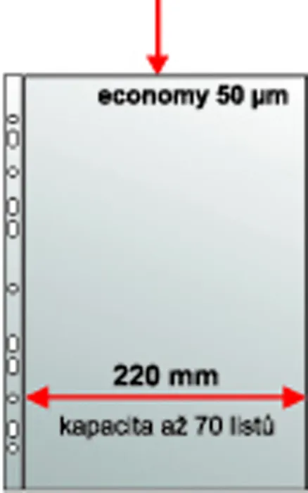 Termék főképe Euroobal A4 U MAXI PP eurozáv. krupička, 50mic. 235x305mm [50 ks]