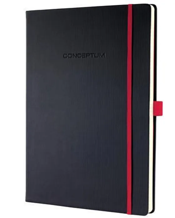 Termék főképe Exkluzivní zápisník "Conceptum Red Edition", černo-červená, A4, čtverečkovaný, 194 listů,