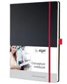 Következő termékkép Exkluzív Conceptum Red Edition jegyzetfüzet, fekete-piros, A4-es, négyzetes, 194 lap,
