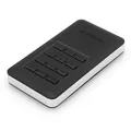 Külső SSD-meghajtó Verbatim USB 3.0 (3.2 Gen 1), 256 GB, Store N Go Secure, 53402 fekete, fehér