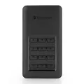 Külső SSD-meghajtó Verbatim USB 3.0 (3.2 Gen 1), 256 GB, Store N Go Secure, 53402 fekete, fehér