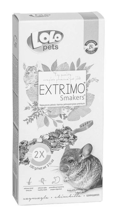 Termék főképe EXTRIMO SMAKERS tyčinky pro činčily 2ks/100 g