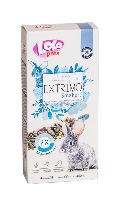 Termék főképe EXTRIMO SMAKERS tyčinky pro králíky 2ks/100 g