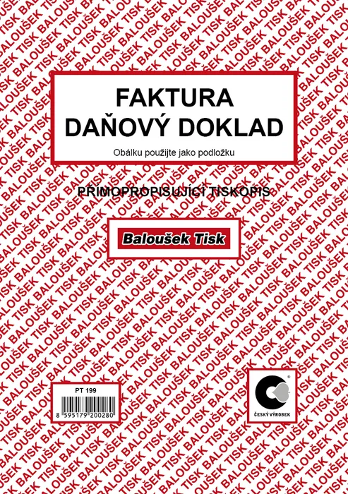 Termék főképe Faktura - daňový doklad A5 PT199