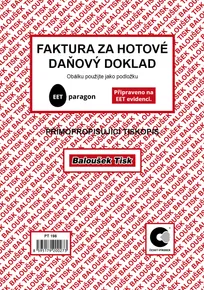 Fizetés készpénzben - adószámla A5 PT198