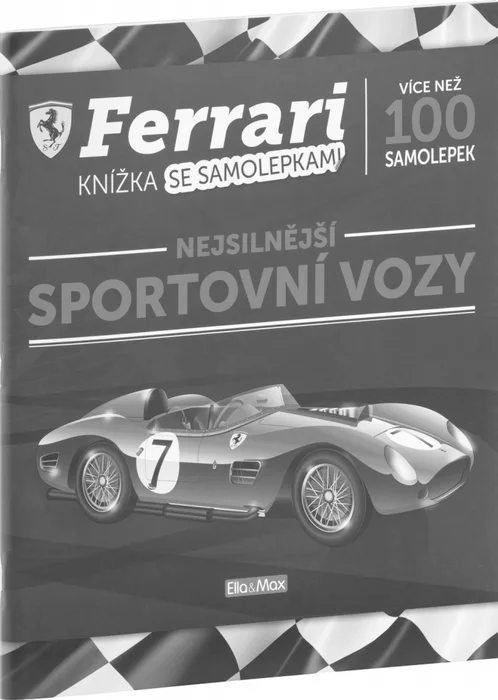 Termék főképe FERRARI, sportovní vozy – Kniha samolepek