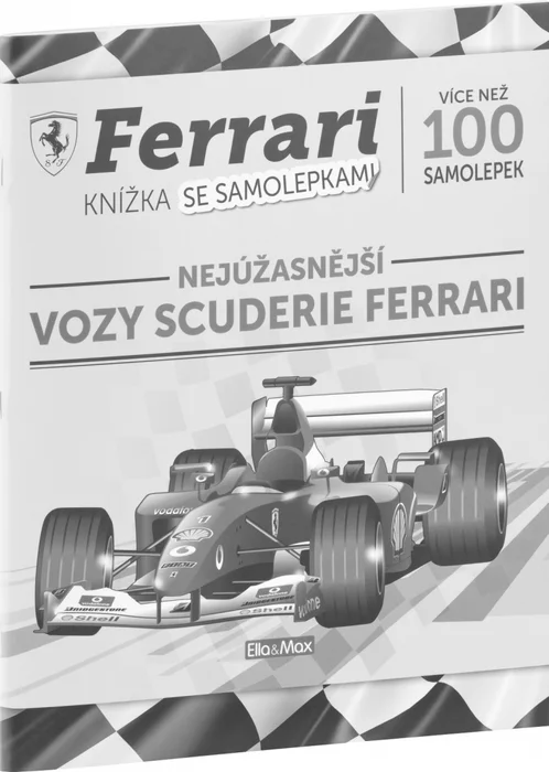 Termék főképe FERRARI, vozy Scuderie – Kniha samolepek