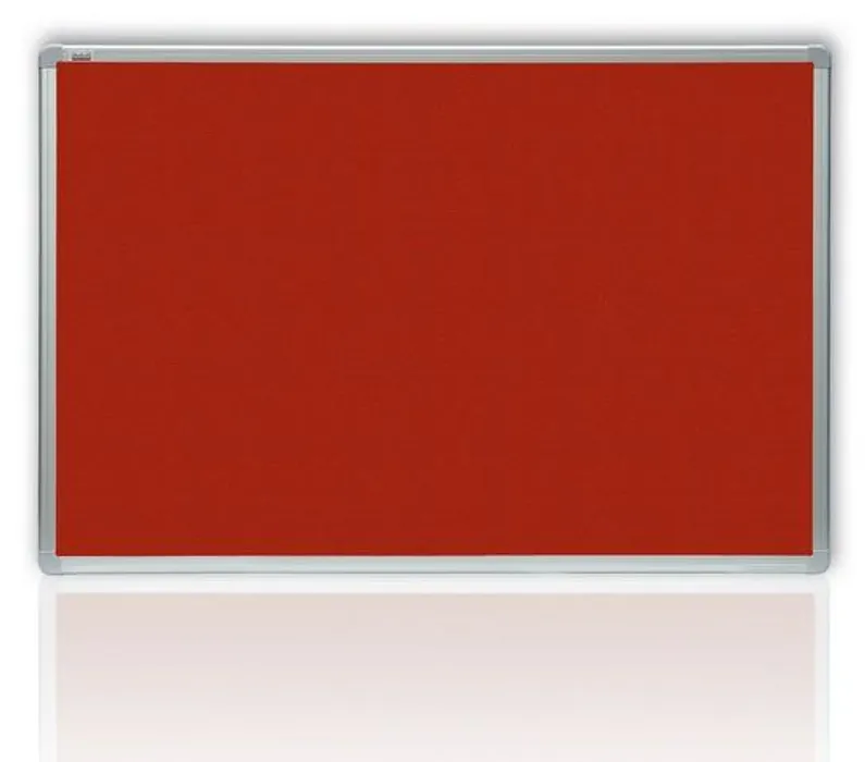 Termék főképe Filcová červená tabule v hliníkovém rámu 150x100 cm