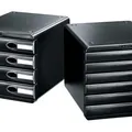 Következő termékkép Filing-box, plastic, 4 drawers, LEITZ "Allura", black