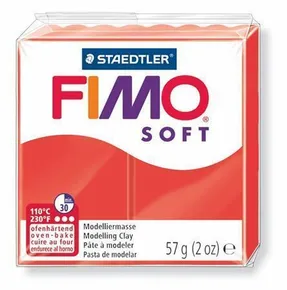 FIMO® soft 8020 56g piros