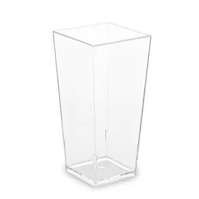 Fingerfood tál (PS) négyzet víztiszta 40 x 40 x 82 mm 85ml [40 db]