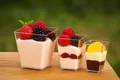 Következő termékkép Fingerfood tál (PS) négyzet víztiszta 72 x 72 x 72 mm 230ml [20 db]