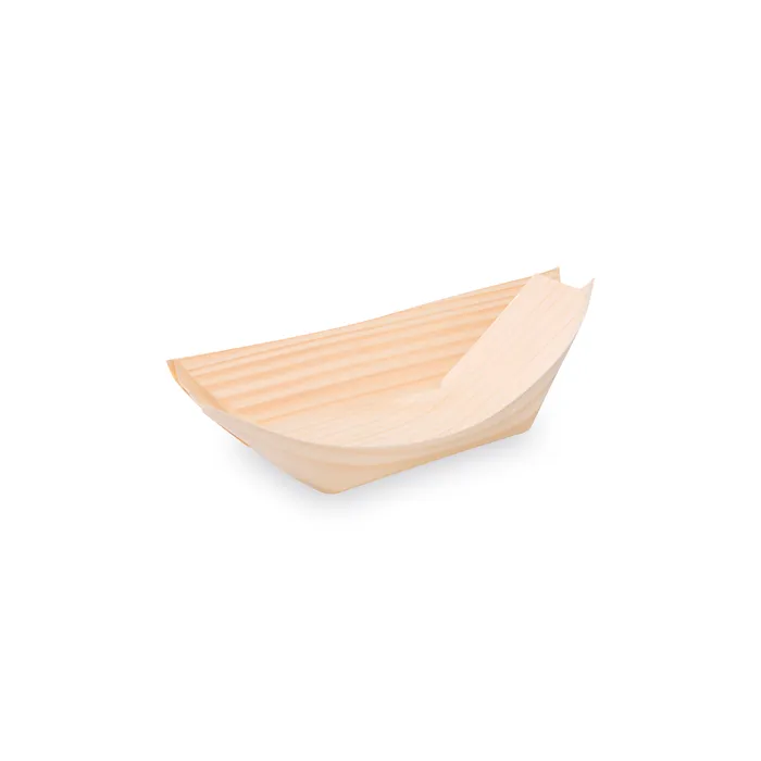 Termék főképe Fingerfood miska dřevěná, lodička 13 x 8 cm [100 ks]