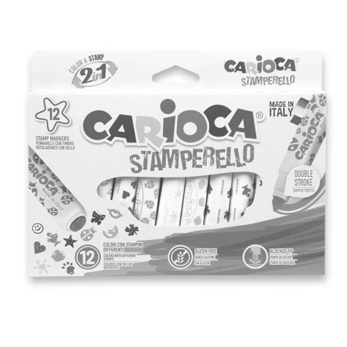 Termék főképe Fixy Carioca Stamp Markers 12 barev