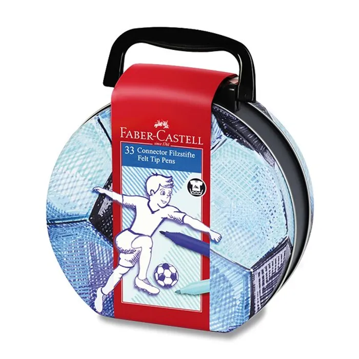 Termék főképe Fixy Faber-Castell 155538 Connector, kufřík Fotbal 33 ks