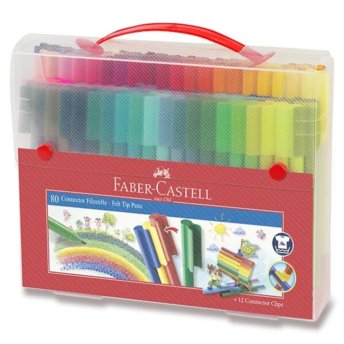 Termék főképe Fixy Faber-Castell 155579 Connector, plastová taška 80 ks