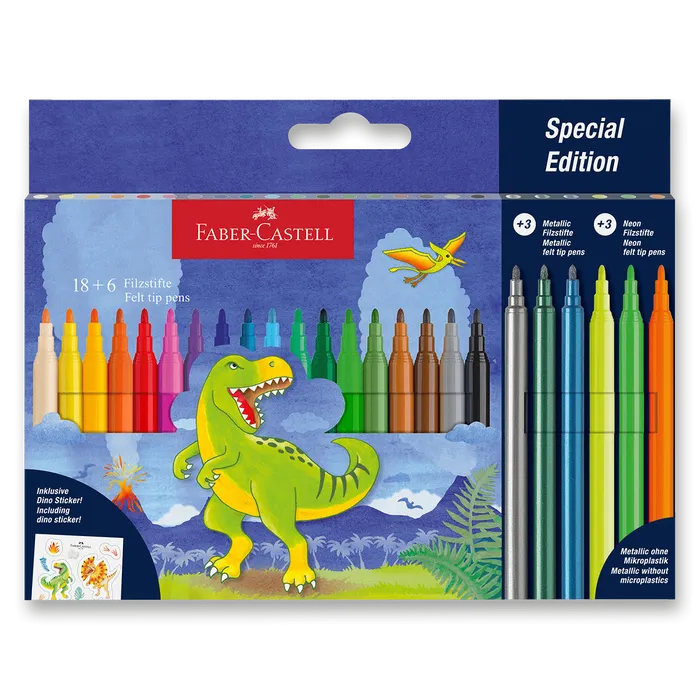 Termék főképe Fixy Faber-Castell Dinosaurus 24 barev