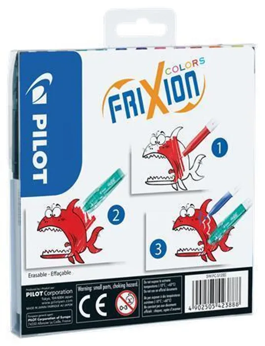 Termék főképe Fixy "Frixion Colors", sada,12 barev, 0,39-0,7 mm, vymazatelný, PILOT