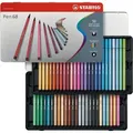 STABILO Pen 68 filctoll készlet 50 db (46 szín) fém tokban