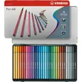 Következő termékkép STABILO Pen 68 filctoll készlet 30 db fém tokban
