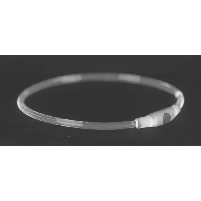 Termék főképe Flash light ring USB, blikací obojek, červená L-XL: 65 cm/ o 8 mm