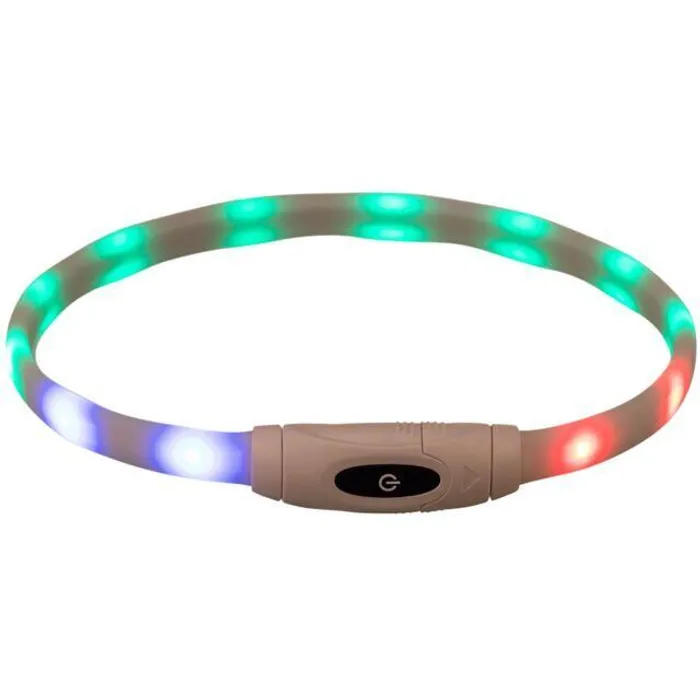 Termék főképe Flash USB svítící obojek, XS-XL: 65 cm / 16 mm, multi-color (RP 2,10 Kč)