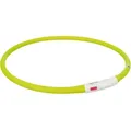 Flash USB világító gallér XS-XL 70 cm / 10 mm, zöld