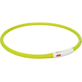 Flash USB világító gallér XS-XL 70 cm / 10 mm, zöld