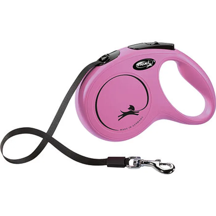 Termék főképe Flexi New Classic M pásek 5 m, max. 25 kg, - růžová