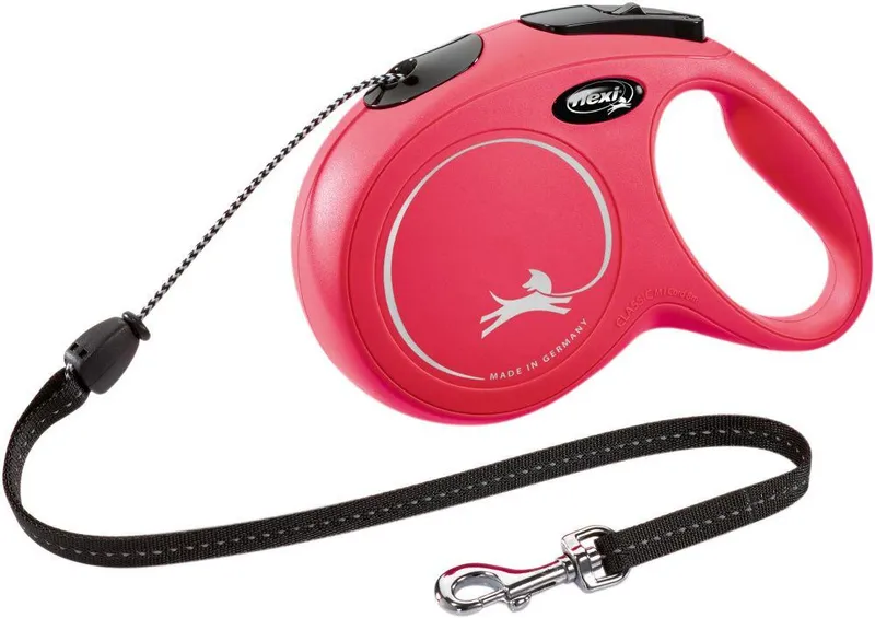 Termék főképe Flexi New Classic M šňůra 8 m, max. 20kg, - červená