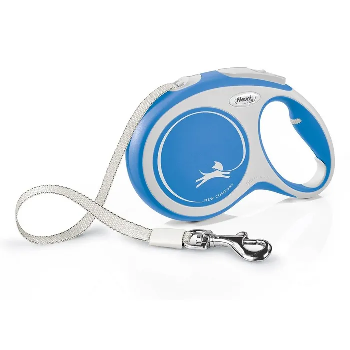 Termék főképe Flexi New Comfort L pásek 5 m, max. 60 kg, modrá