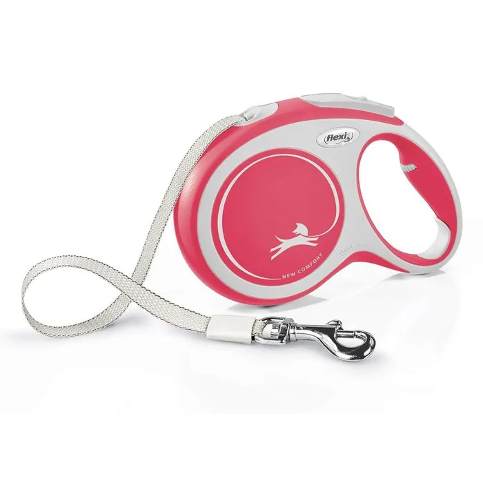 Termék főképe Flexi New Comfort L pásek 8 m, max. 50 kg, červená