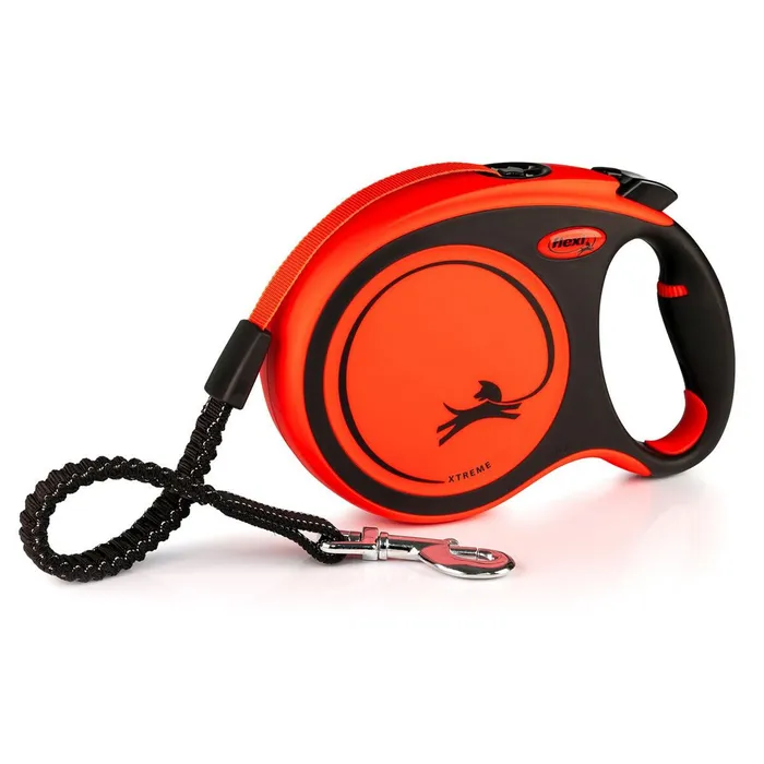 Termék főképe Flexi Xtreme L pásek 8 m, max. 55 kg, černá/oranžová