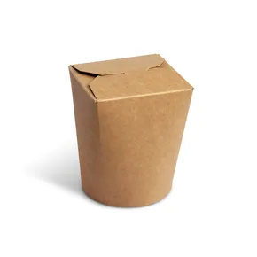 Food box Asia (PAP/PE) kraft 500 ml / 16 oz [50 db]