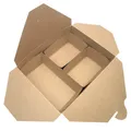 Elviteles doboz (PAP/PE) zsírálló kraft `L` 195 x 138 mm 2500ml [40 db]