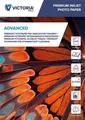 Következő termékkép Advanced fotópapír tintasugaras nyomtatókhoz, fényes, A4, 180g, VICTORIA 20 lap