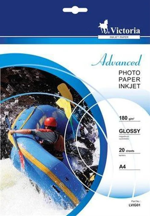 Termék főképe Fotografický papír "Advanced", do inkoustové tiskárny, lesklý, A4, 180g, VICTORIA 20 listů