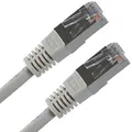 FTP patchcord, Cat.5e, RJ45 M-20m, árnyékolt, szürke, gazdaságos