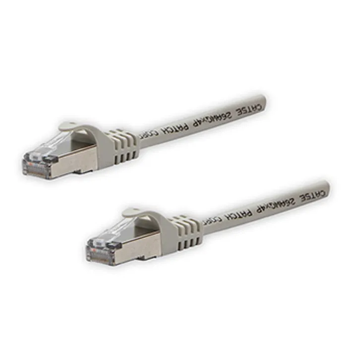 Termék főképe FTP patchcord, Cat.5e, RJ45 M-2m, stíněný, šedý, čistá měď, economy