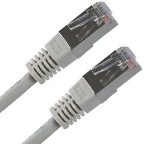FTP patchcord, Cat.5e, RJ45 M-30m, árnyékolt, szürke, gazdaságos