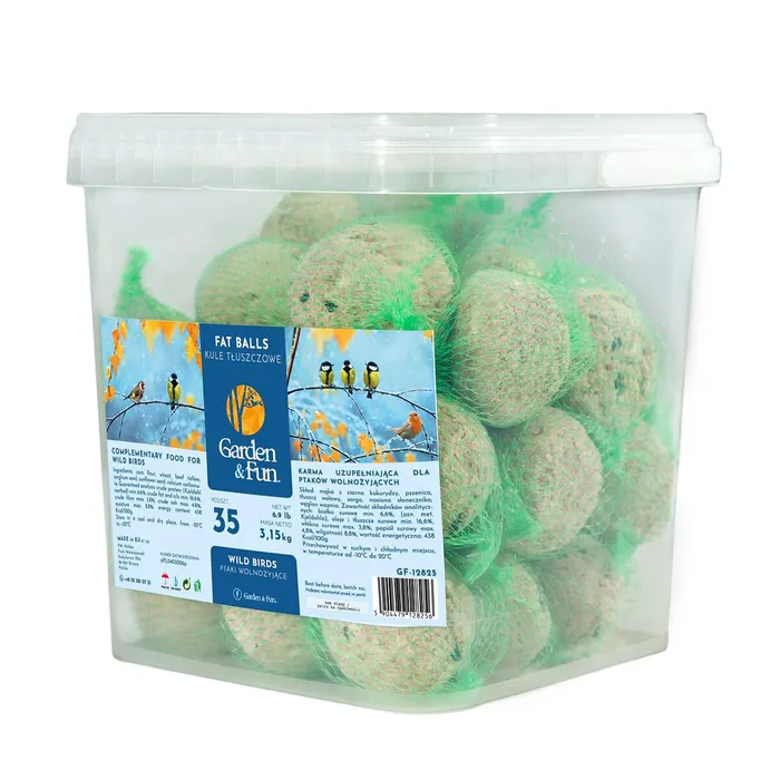 Termék főképe GARDEN FUN balení lojových koulí pro ptáky á 90g v kyblíku (35 ks v bal)