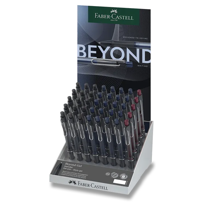 Termék főképe Gelové kuličkové pero Faber-Castell Beyond Gel - stojánek, 40 ks
