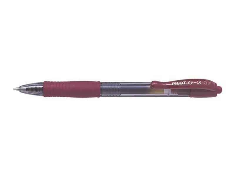 Termék főképe Gelové pero "G-2", bordó, 0,32 mm, stiskací mechanismus, PILOT